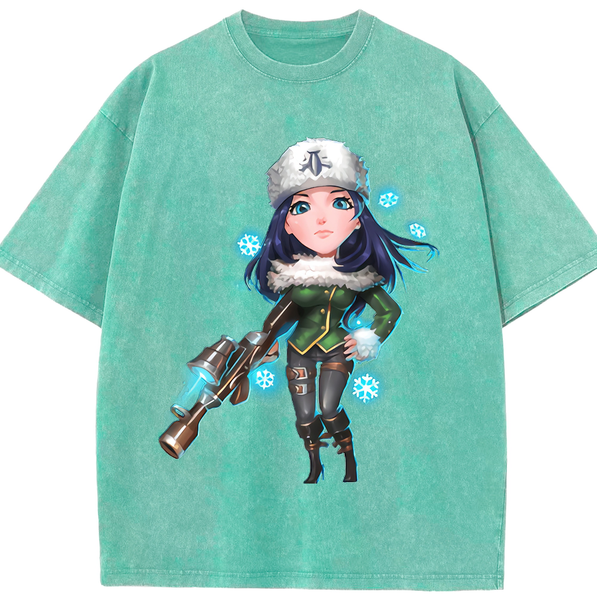 リーグ・オブ・レジェンド League of Legends LOL 綿100% ヴィンテージ風 半袖Tシャツ（フロントプリント）